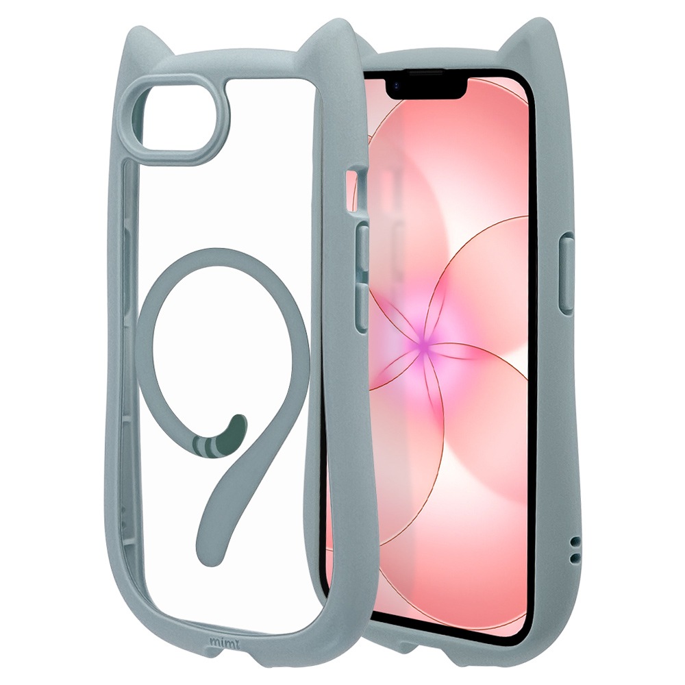 iPhone17e 16e ������ ���С� �ϥ��֥�å� MagSafe�б� mimi ǭ�� �ͥ��ߥ� �ͤ��ߤ� �Ѿ׷�ۼ� MIL ���̥��ꥢ TPU�Х�ѡ������� ���ȥ�åץۡ��� ���⡼�����֥롼 �����ե��� ���ޥۥ����� 9787IP6EHPMSBL �饹���Хʥ�
