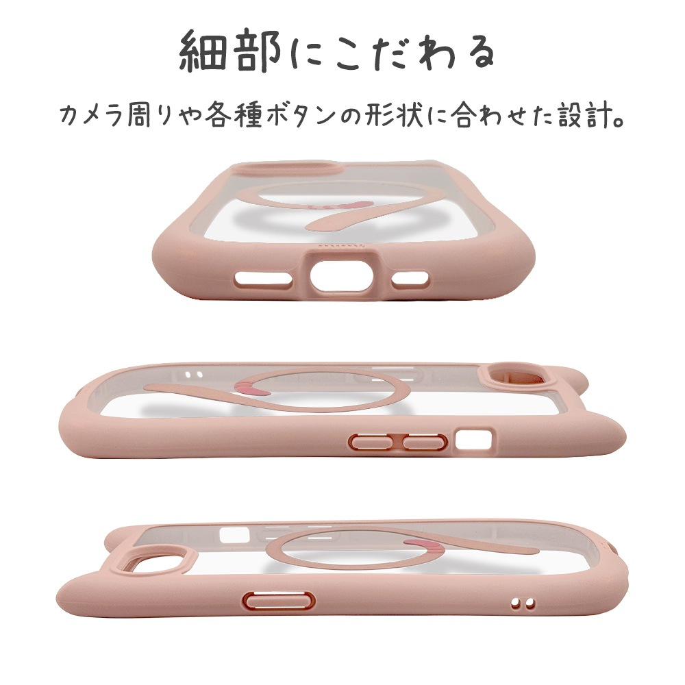 iPhone17e 16e ������ ���С� �ϥ��֥�å� MagSafe�б� mimi ǭ�� �ͥ��ߥ� �ͤ��ߤ� �Ѿ׷�ۼ� MIL ���̥��ꥢ TPU�Х�ѡ������� ���ȥ�åץۡ��� ���⡼�����ԥ� �����ե��� ���ޥۥ����� 9788IP6EHPMSPK �饹���Хʥ�