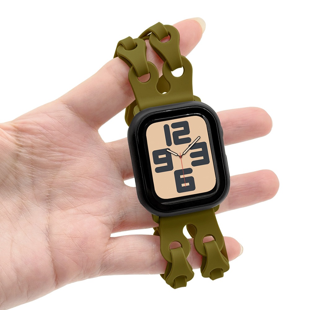 Apple Watch Series10 9 8 7 6 5 4 SE2 SE 42mm 41mm 40mm 38mm ꥳХ æñ Х  ꡼֥꡼ åץ륦å ٥ RBLAWC4007OGR