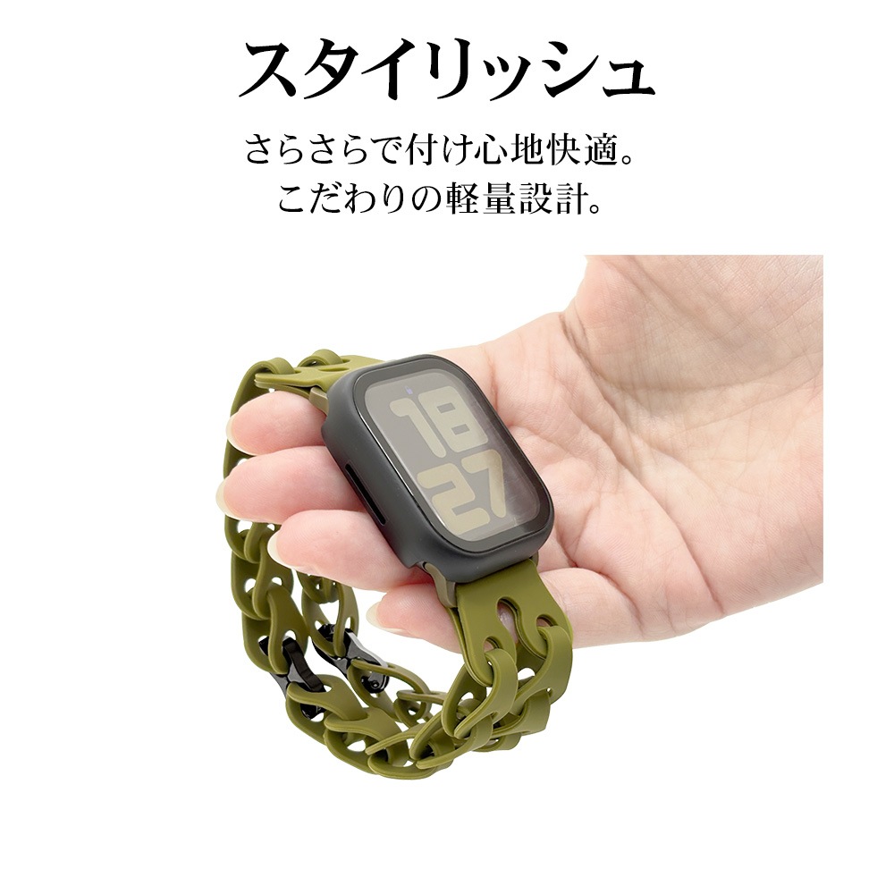 Apple Watch Series10 9 8 7 6 5 4 SE2 SE 42mm 41mm 40mm 38mm ꥳХ æñ Х  ꡼֥꡼ åץ륦å ٥ RBLAWC4007OGR