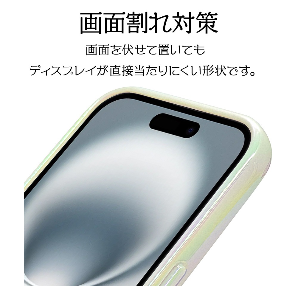 iPhone16 ������ ���С� �ϥ��֥�å� aurora �Ѿ׷�ۼ� ���̥��ꥢ TPU�Х�ѡ������� ��������ե졼�� �磻��쥹�����б� �ۥ磻�ȡߥ��ꥢ �����ե��� ���ޥۥ����� 8137IP461HPWH �饹���Хʥ�