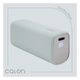 ��Х���Хåƥ꡼ 5000mAh calon ������C 20��å� ������A 3����ڥ� Type-C 20W Type-A 3A PD�б� �ѥ�ǥ�Х꡼ ����ѥ��� ���⡼�����֥롼 iPhone ���ޥ� iPad ������ RLI050C20W04SBL �饹���Хʥ�
