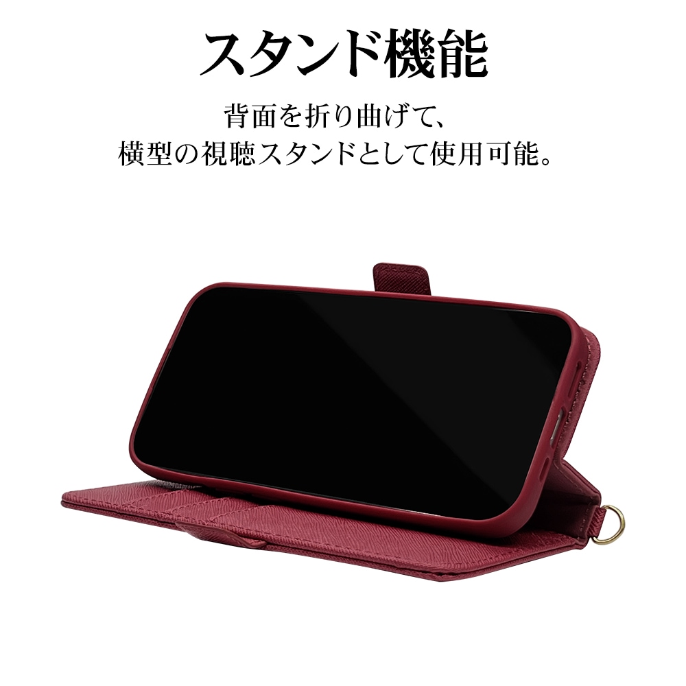 iPhone15 14 13 ケース カバー 手帳型 カード入れ おしゃれ スタンド