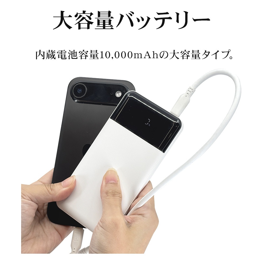 ��Х���Хåƥ꡼ 10000mAh 3�ݡ��� ������C 20��å� ������A  USB Type-C PD PowerDelivery 20W Type-A Ĺ��̿ ���� ����Ŵ ����������� ���㥳���륰�졼 iPhone ���ޥ� iPad RLI100C20W03CGRY �饹���Хʥ�