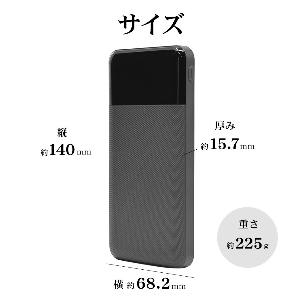 ��Х���Хåƥ꡼ 10000mAh 3�ݡ��� ������C 20��å� ������A  USB Type-C PD PowerDelivery 20W Type-A Ĺ��̿ ���� ����Ŵ ����������� ���㥳���륰�졼 iPhone ���ޥ� iPad RLI100C20W03CGRY �饹���Хʥ�