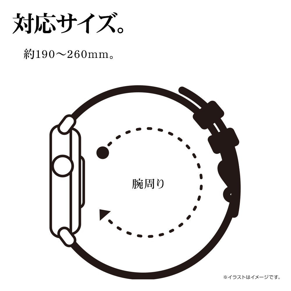 Apple Watch Ultra2nd Ultra Series9 Series8 Series7 Series6 Series5 Series4 Series3 SE2 SE 49mm 45mm 44mm 42mm ֥å åץ륦å Х RBAWM7448BK