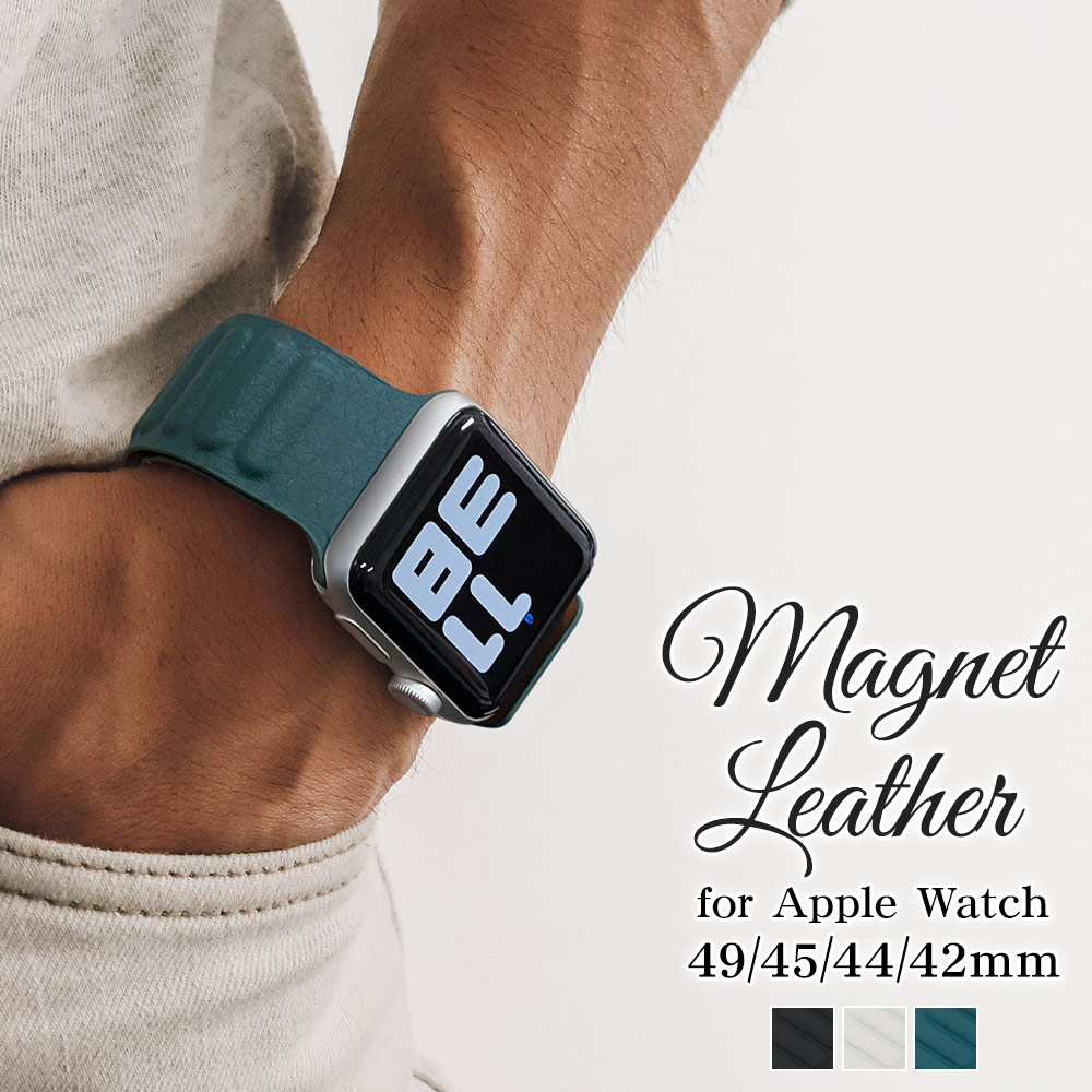 Apple Watch Ultra2nd Ultra Series9 Series8 Series7 Series6 Series5 Series4 Series3 SE2 SE 49mm 45mm 44mm 42mm ֥å åץ륦å Х RBAWM7448BK