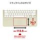 MacBook Neo 13����� �ե���� �ȥ�å��ѥå��� ���餵��ץ饹 �ޥå� ��������쥢 ȿ���ɻ� �س��ʤ�餫 ������ 2���� �ޥå��֥å� �ͥ� �ݸ�ե���� TR5573MBN13 �饹���Хʥ�