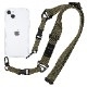 iPhone15 Plus 14 Plus  С ϥ֥å Ѿ׷ۼ ƷMIL   ꥢ Ʃ TPUХѡ+PC  ȥå Ф᤬ ȥåץۡ UTILITY STRAP ꡼֥꡼ ޥۥ 7267IP267HB