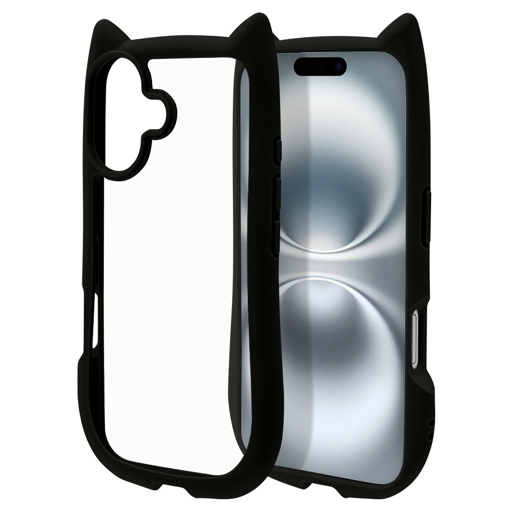 iPhone16 ������ ���С� �ϥ��֥�å� mimi ǭ�� �ͥ��ߥ� �ͤ��ߤ� ǭ �ͥ� �ͤ� �Ѿ׷�ۼ� MIL���� ���̥��ꥢ TPU�Х�ѡ������� �֥�å� �����ե��� ���ޥۥ����� 8143IP461HPBK �饹���Хʥ�