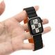 Apple Watch Ultra2nd Ultra Series10 9 8 7 6 5 4 SE��3���� SE��2���� SE 49mm 46mm 45mm 44mm ���ꥳ��Х�� �ޥ��ͥåȥ����� �֥�å��ߥ���� ���åץ륦���å� �٥�� RBLAWM4407BKOR �饹���Хʥ�