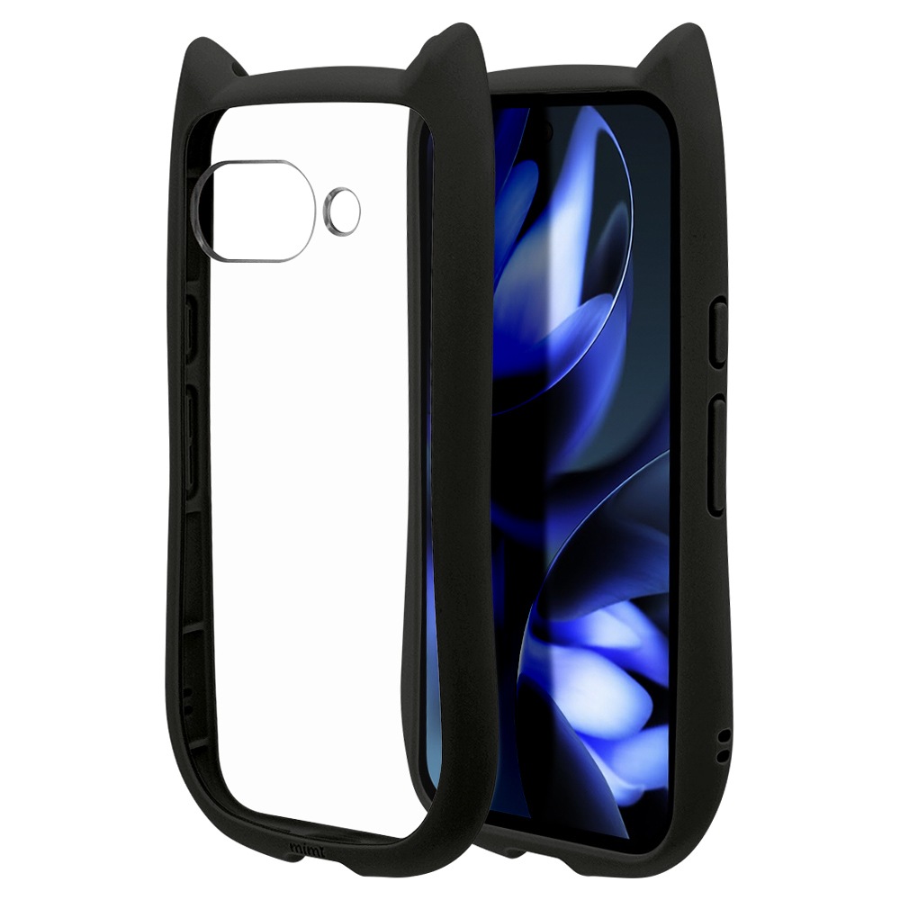 Google Pixel 9a ������ ���С� �ϥ��֥�å� mimi ǭ�� �ͥ��ߥ� �ͤ��ߤ� ǭ �ͥ� �ͤ� �Ѿ׷�ۼ� MIL ���̥��ꥢ TPU�Х�ѡ������� �磻��쥹�����б� �֥�å� �������� �ԥ����� ���ޥۥ����� 8609P9AHPBK �饹���Хʥ�