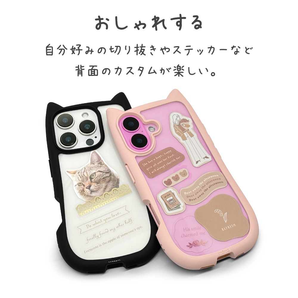 iPhone16 Pro  С ϥ֥å mimi ǭ ͥߥ ͤߤ ǭ ͥ ͤ Ѿ׷ۼ MIL ̥ꥢ TPUХѡ ֥å ե ޥۥ 8227IP461PHPBK 饹Хʥ