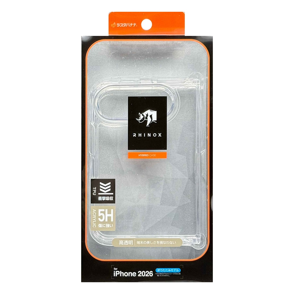 iPhone Duo ������ ���С� �ϥ��֥�å� RHINOX �饤�Υå��� �Ѿ׷�ۼ� ���ꥢ Ʃ�� ɽ�̹���5H TPU�Х�ѡ������� �磻��쥹�����б� �����ե��� ���ޥۥ����� 9688IP6FHACL �饹���Хʥ�