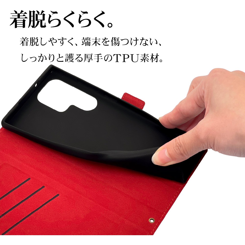 Galaxy S23 Ultra SC-52D SCG20  С Ģ  Ѿ׷ۼ  ɵǽ ץ ǥ  +COLOR ɥޥͥå BKRD 饯 S23 ȥ ޥۥ 7472GS23UBO 饹Хʥ