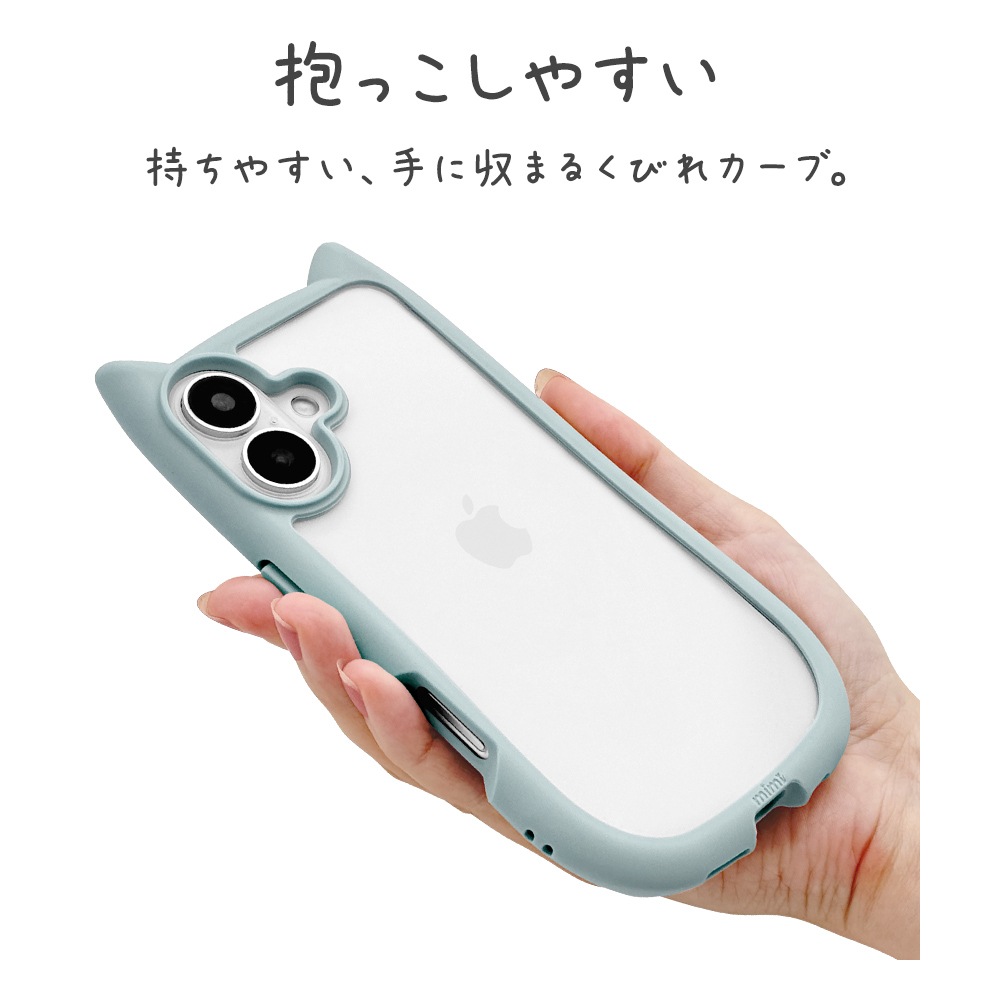 iPhone16 ������ ���С� �ϥ��֥�å� mimi ǭ�� �ͥ��ߥ� �ͤ��ߤ� ǭ �ͥ� �ͤ� �Ѿ׷�ۼ� MIL���� ���̥��ꥢ TPU�Х�ѡ������� ���⡼�����֥롼 �����ե��� ���ޥۥ����� 8146IP461HPSBL �饹���Хʥ�