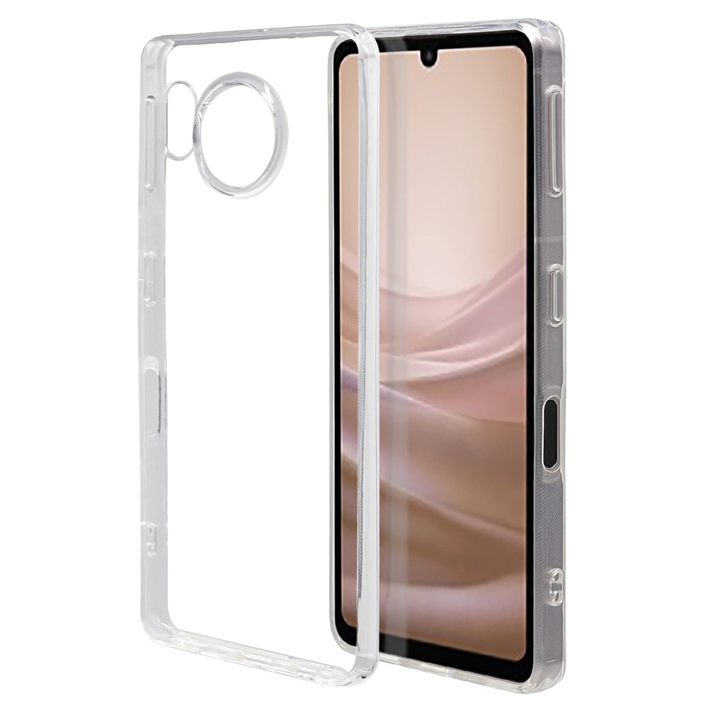 AQUOS sense7 SH-53C SHG10 ������ ���С� ���եȥ����� TPU ���ꥢ Ʃ�� 1.2mm ���ȥ�åץۡ��� ������������7 ���ޥۥ����� 7355AQOS7TP �饹���Хʥ�