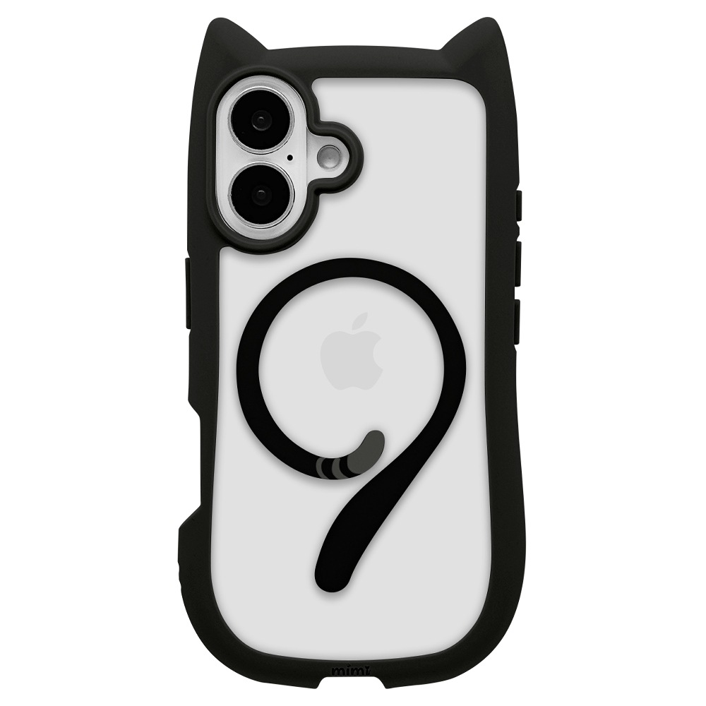 iPhone16 ������ ���С� �ϥ��֥�å� MagSafe�б� mimi ǭ�� �ͥ��ߥ� �ͤ��ߤ� �Ѿ׷�ۼ� MIL���� ���̥��ꥢ TPU�Х�ѡ������� �磻��쥹�����б� �֥�å� �����ե��� ���ޥۥ����� 8147IP461HPMBK �饹���Хʥ�