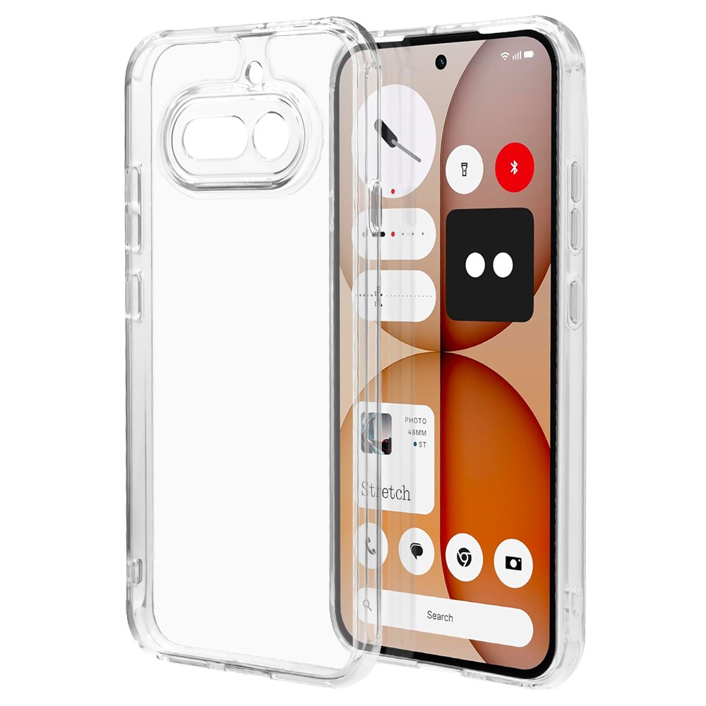 Nothing Phone (4a)  ������ ���С� �ϥ��֥�å� �Ѿ׷�ۼ� ���� ��� ���ꥢ Ʃ�� TPU�Х�ѡ������� ���ȥ�åץۡ��� �ʥå��󥰥ե��� ���ޥۥ����� 9717NO4AHPCL �饹���Хʥ�