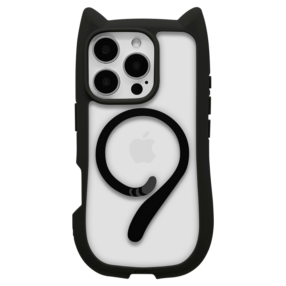 iPhone16 Pro ������ ���С� �ϥ��֥�å� MagSafe�б� mimi ǭ�� �ͥ��ߥ� �ͤ��ߤ� �Ѿ׷�ۼ� MIL���� ���̥��ꥢ TPU�Х�ѡ������� �磻��쥹�����б� �֥�å� �����ե��� ���ޥۥ����� 8229IP461PHPMBK �饹���Хʥ�