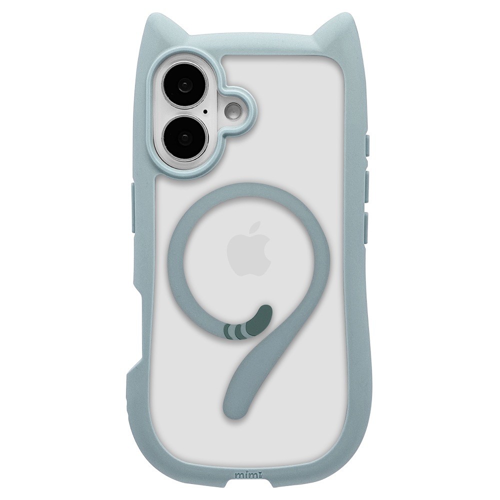 iPhone16 ������ ���С� �ϥ��֥�å� MagSafe�б� mimi ǭ�� �ͥ��ߥ� �ͤ��ߤ� �Ѿ׷�ۼ� MIL���� ���̥��ꥢ TPU�Х�ѡ������� �磻��쥹�����б� ���⡼�����֥롼 �����ե��� ���ޥۥ����� 8150IP461HPMSBL �饹���Хʥ�