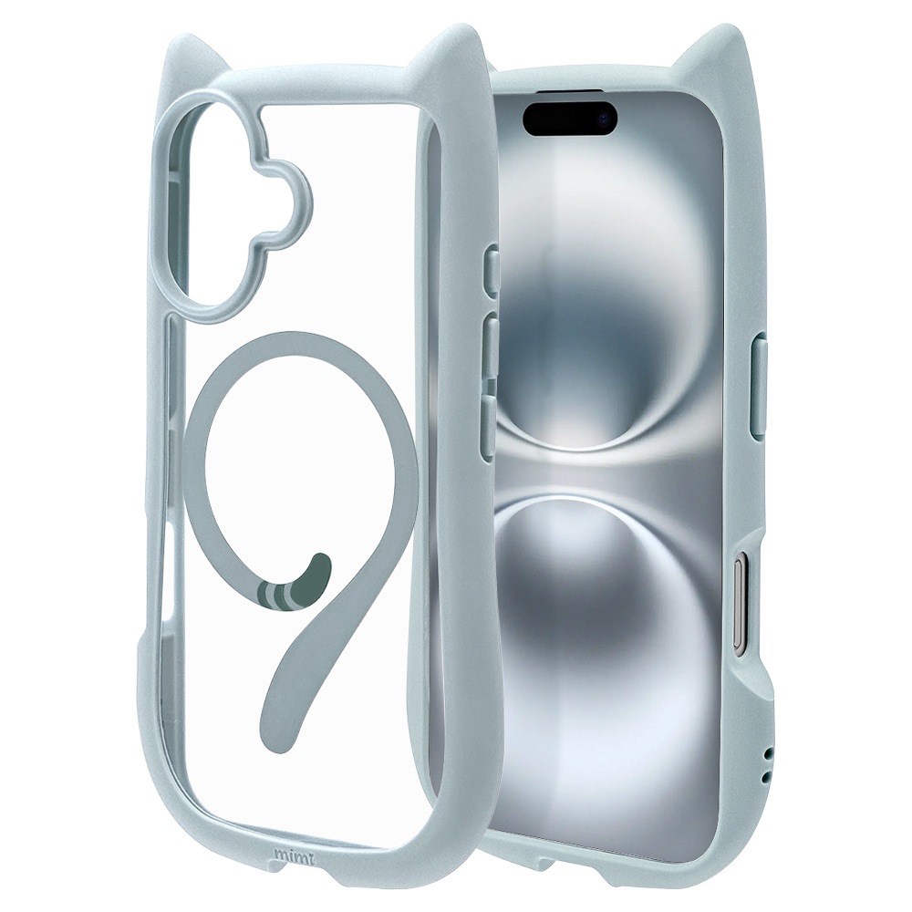 iPhone16 ������ ���С� �ϥ��֥�å� MagSafe�б� mimi ǭ�� �ͥ��ߥ� �ͤ��ߤ� �Ѿ׷�ۼ� MIL���� ���̥��ꥢ TPU�Х�ѡ������� �磻��쥹�����б� ���⡼�����֥롼 �����ե��� ���ޥۥ����� 8150IP461HPMSBL �饹���Хʥ�