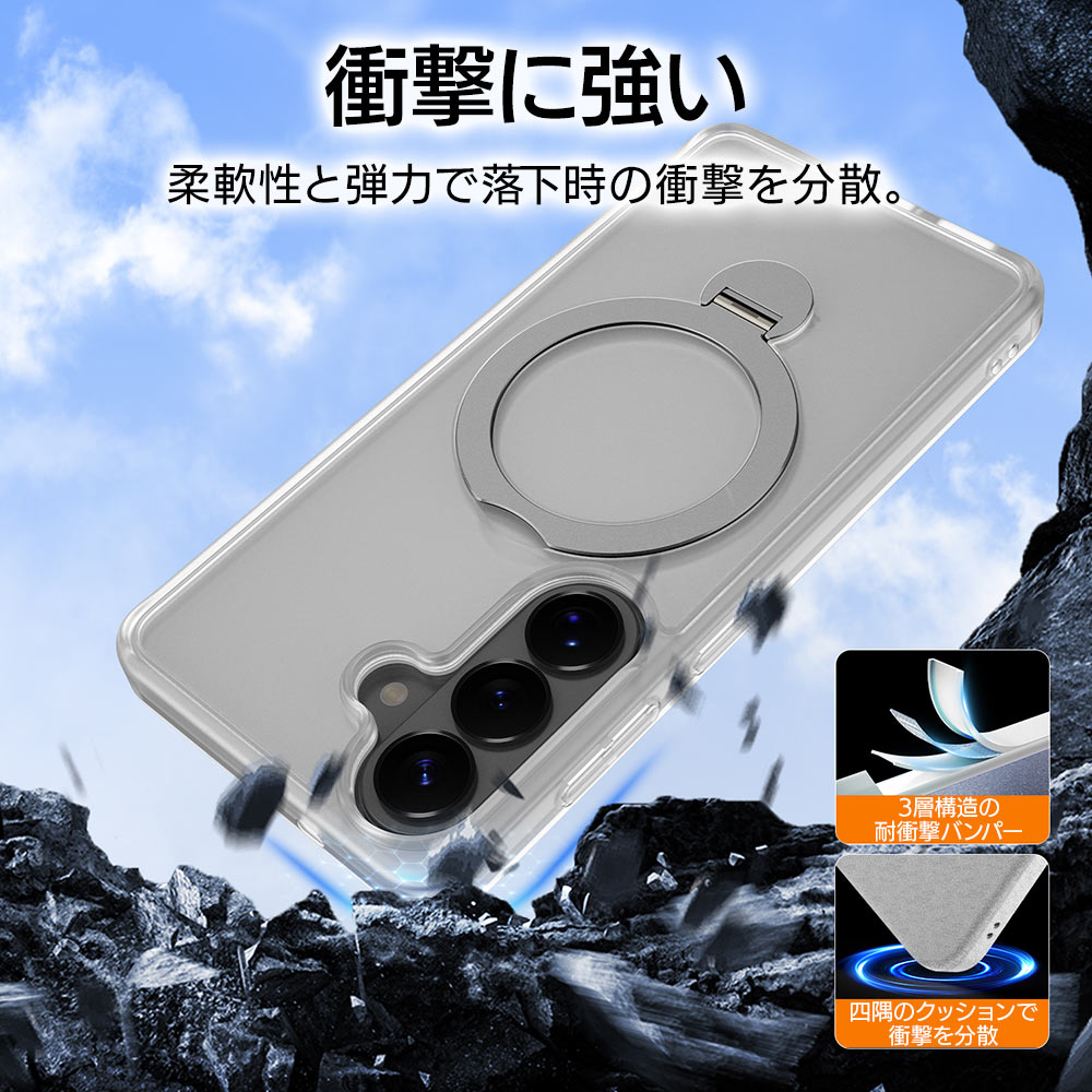 Galaxy S26 SC-51G SCG36 ������ ���С� �ϥ��֥�å� ZEROSAFE Shaft �ޥ��ͥåȽ��� �Ѿ׷�ۼ� MIL �ޥå� �����ɻ� TPU�Х�ѡ������� ����դ� ��ɻ� ������� �ե����ȥۥ磻�� ����饯���� 9310GS26ZSFWH �饹���Хʥ�
