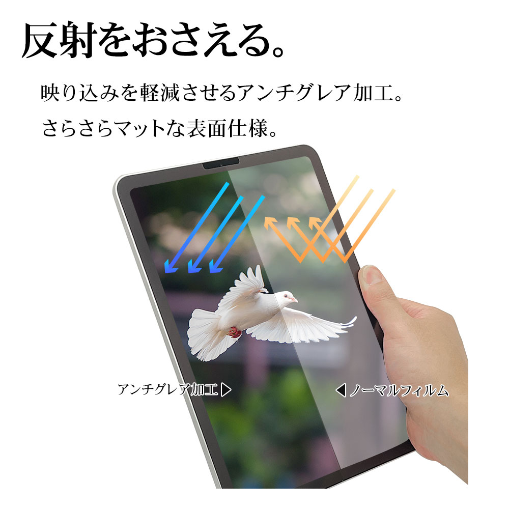 iPad ��10���� 10.9����� �ե���� �����ݸ� �ڡ��ѡ� �� ��Τ褦�� �饤�� �񤭿��� ��æ�� �ʥΥ�������� ���� ȿ���ɻ� PAPER LIKE NANO SUCTION FILM �����ѥå� �ݸ�ե���� NPL3760IP109 �饹���Хʥ�