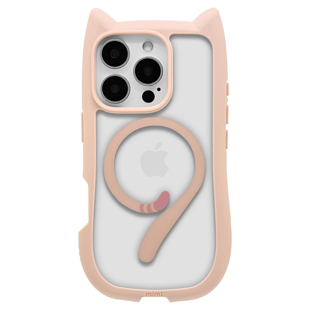 iPhone16 Pro  С ϥ֥å MagSafeб mimi ǭ ͥߥ ͤߤ Ѿ׷ۼ MIL ̥ꥢ TPUХѡ 磻쥹б ⡼ԥ ե ޥۥ 8333IP461PHPMSPK 饹Хʥ