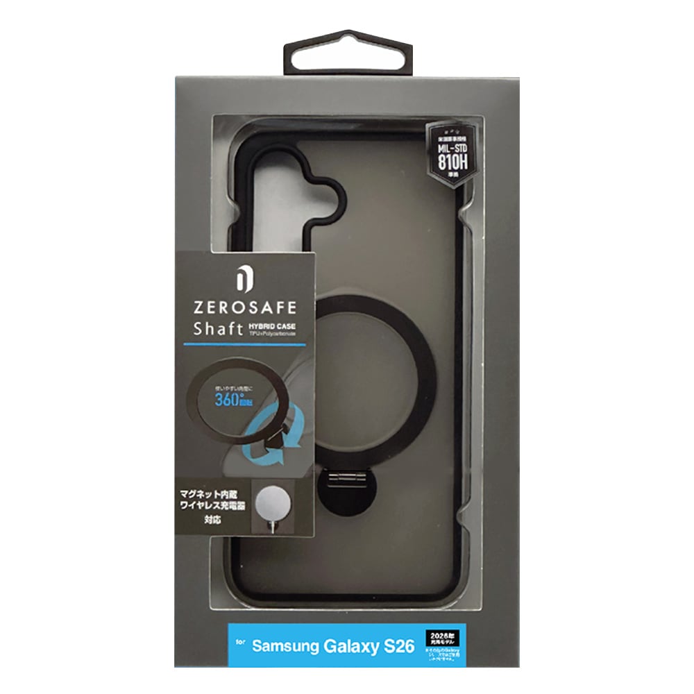 Galaxy S26 SC-51G SCG36 ケース カバー ハイブリッド ZEROSAFE Shaft
