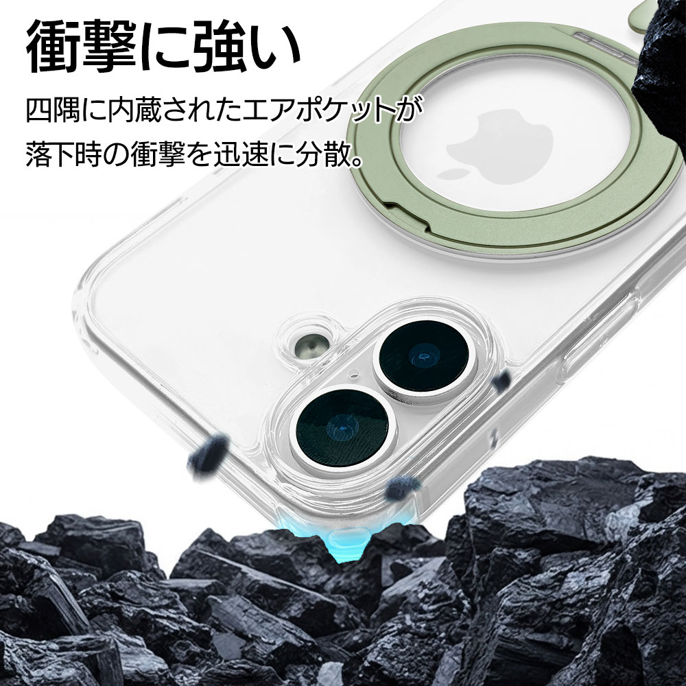 iPhone17 ������ ���С� �ϥ��֥�å� ZEROSAFE Circle MagSafe�б� �ޥ��ͥåȽ��� �Ѿ׷�ۼ� MIL ���ꥢ TPU�Х�ѡ������� ����դ� ��ɻ� �磻��쥹���� ������ �����ե��� ���ޥۥ����� 9699IP5AZSCLSA �饹���Хʥ�