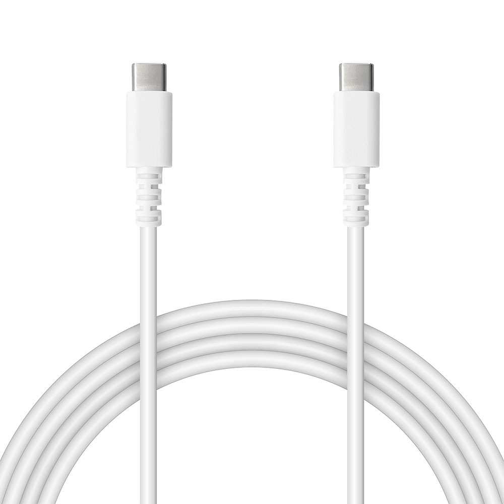 ���ť����֥� ���ޥ� ���֥�å� �̿������֥� PD�б� 60W 2�᡼�ȥ� ������C �ѥ�ǥ�Х꡼ Type-C to Type-C typec Power Delivery 2m �ۥ磻�� ��®���� R20CACC3A01WH