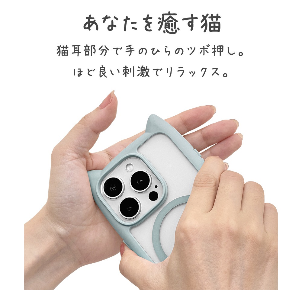 iPhone16 Pro ������ ���С� �ϥ��֥�å� MagSafe�б� mimi ǭ�� �ͥ��ߥ� �ͤ��ߤ� �Ѿ׷�ۼ� MIL���� ���̥��ꥢ TPU�Х�ѡ������� �磻��쥹�����б� ���⡼�����֥롼 �����ե��� ���ޥۥ����� 8334IP461PHPMSBL �饹���Хʥ�