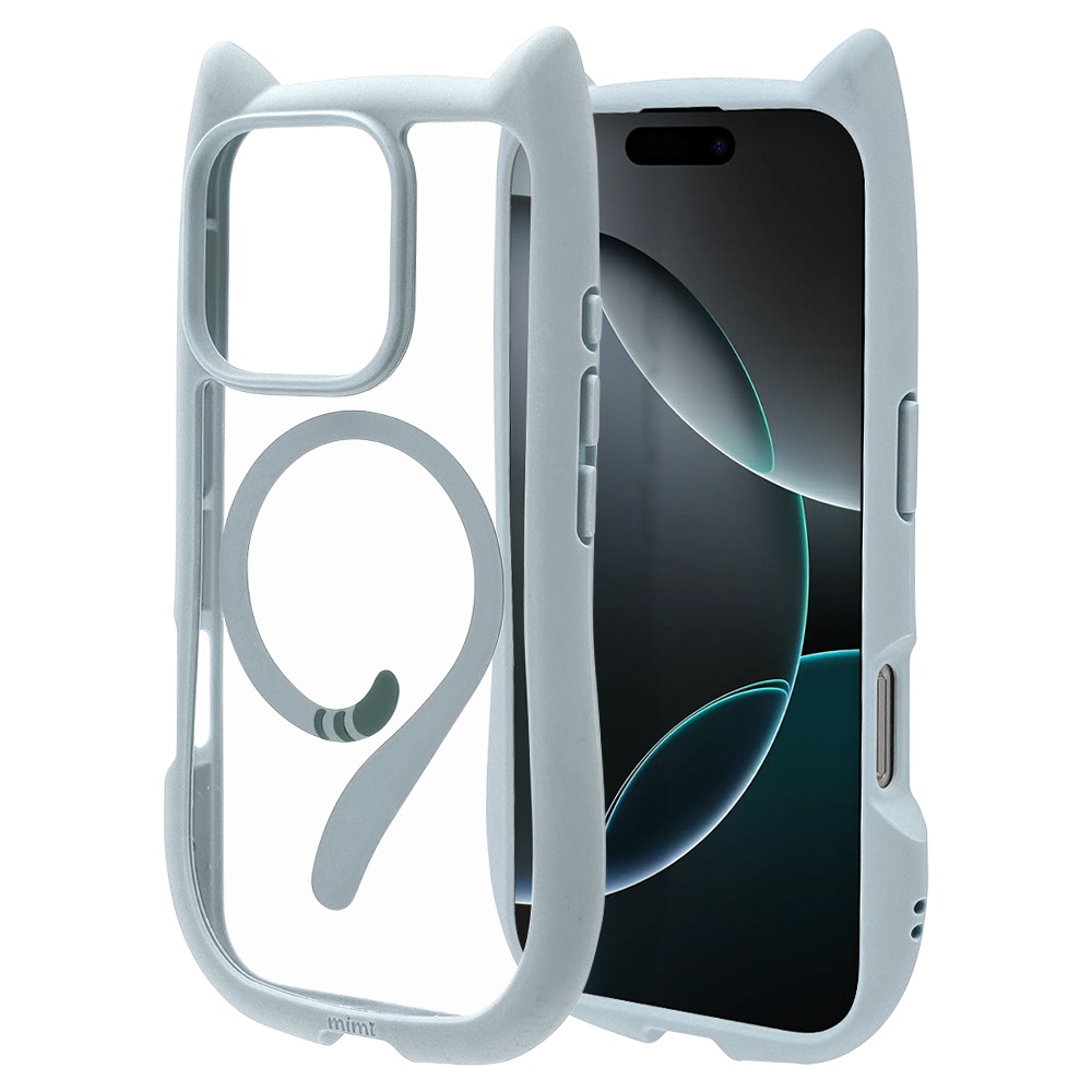 iPhone16 Pro ������ ���С� �ϥ��֥�å� MagSafe�б� mimi ǭ�� �ͥ��ߥ� �ͤ��ߤ� �Ѿ׷�ۼ� MIL���� ���̥��ꥢ TPU�Х�ѡ������� �磻��쥹�����б� ���⡼�����֥롼 �����ե��� ���ޥۥ����� 8334IP461PHPMSBL �饹���Хʥ�
