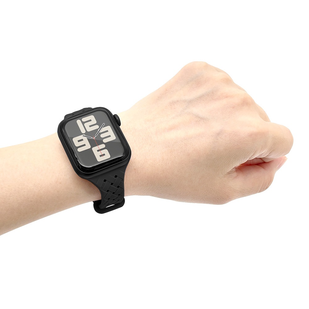 Apple Watch Ultra2nd Ultra Series10 9 8 7 6 5 4 SE��3���� SE��2���� SE 49mm 46mm 45mm 44mm ���ꥳ��Х�� ��æ��ñ �Х�� �Ԥ߹��� �֥�å� ���åץ륦���å� �٥�� RBLAWA4407BK �饹���Хʥ�