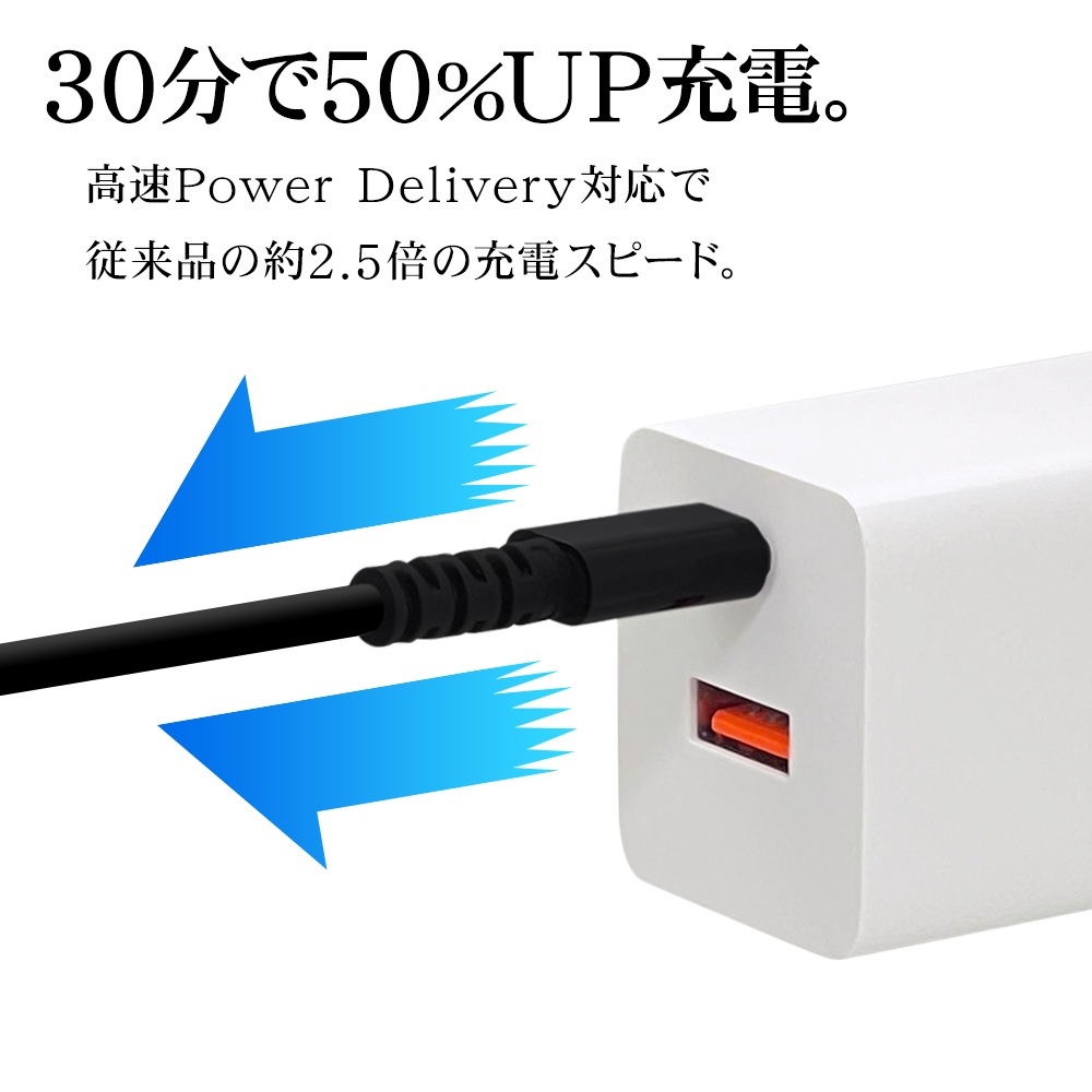 ���Ŵ� AC�����ץ��� USB���Ŵ� ������C PD PPS USB Type-C typec 33W Type-A typea 2��Ʊ�� ��ȯǮ �֥�å� GaN �ⲽ���ꥦ�� iPhone iPad �Ρ��ȥѥ����� PC ���ޥ� ���֥�å� RACCA33W01BK