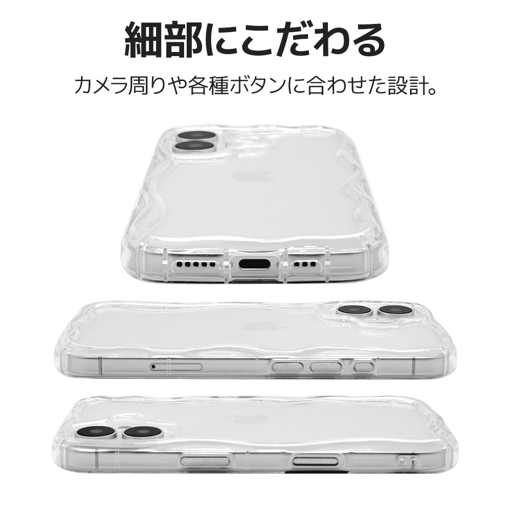 iPhone16  С եȥ TPU Ѿ׷ۼ ꥢ  ̿  ȥ쥫 䤷  ȥåץۡ KAZARi TAI ե ޥۥ 8154IP461TPCL 饹Хʥ