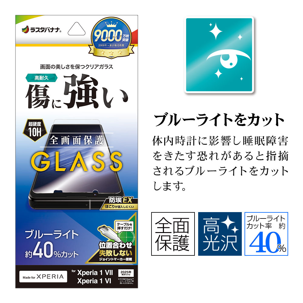 Xperia 1 VII SO-51F SOG15 XQ-FS44 Xperia 1 VI SO-51E SOG13 XQ-EC44 饹ե ݸ ֥롼饤ȥå  ˶ ۥɻ 10H ñŽդ ڥꥢ ݸե GE4825XP17 饹Хʥ