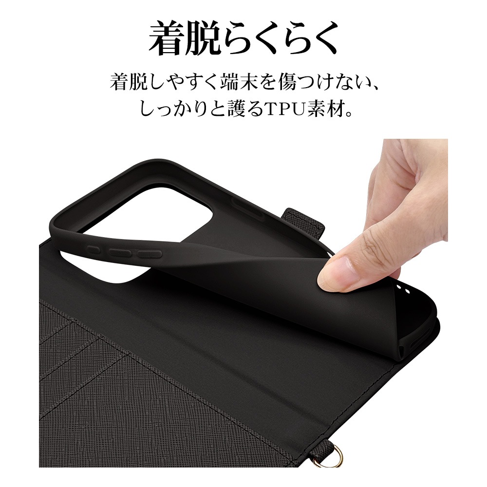 iPhone17 Pro  С Ģ  ɵǽ ϥɥȥåդ ֥å ե ޥۥ 8981IP5BBHSBK 饹Хʥ