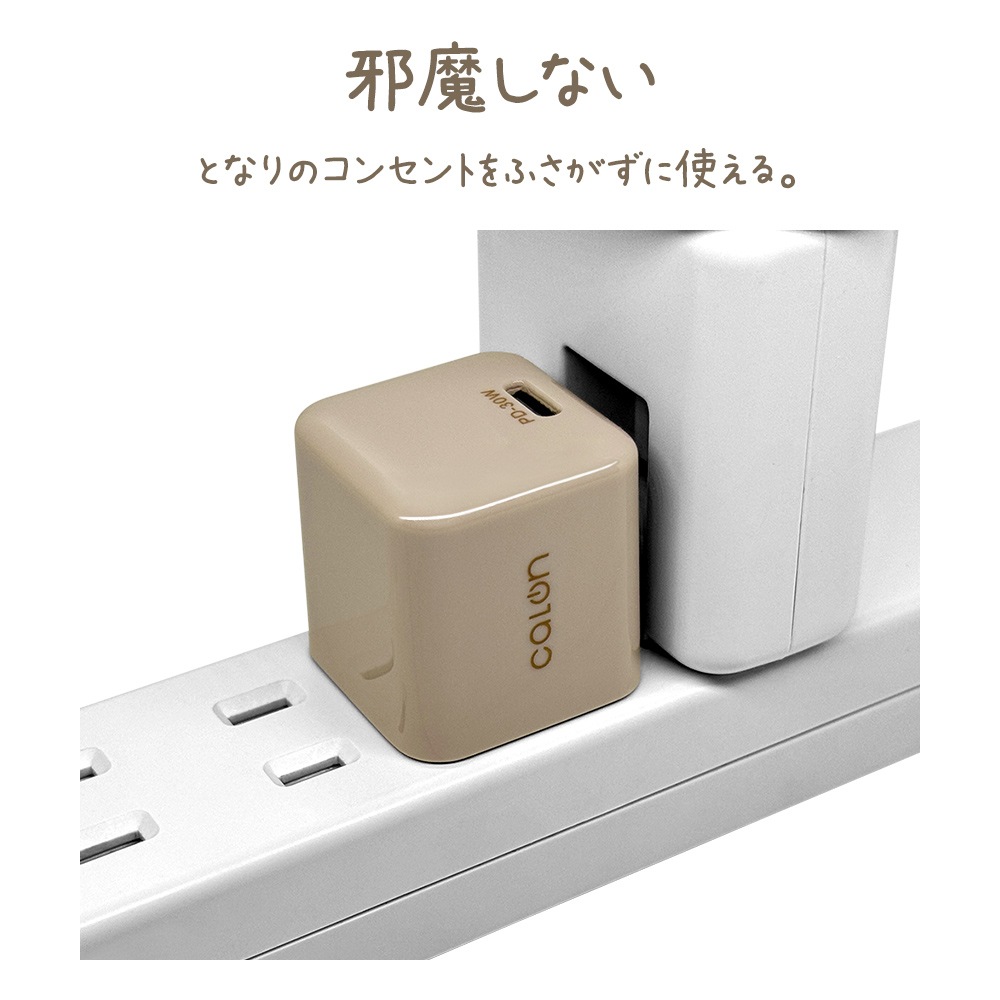 ���Ŵ� USB���Ŵ� calon PD�б� ���󥻥�� AC USB Type-C 30W Power Delivery ���� ����ѥ��� ����� GaN �ⲽ���ꥦ�� �����б� ���⡼�����ԥ� iPhone iPad ���֥�å� ������ RACC30W01SPK