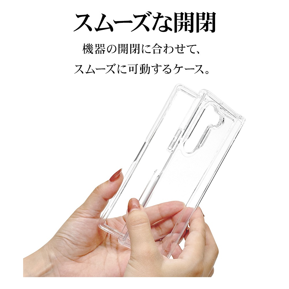 Galaxy Z Fold6 SC-55E SCG28  С ϥ֥å ꥢ Ʃ TPUХѡ 磻쥹б 饯 å ե ޥۥ 8403GZFO6HPCL 饹Хʥ
