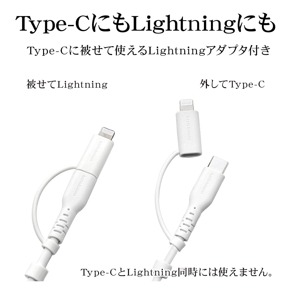 iPhone iPad iPod ���ޥ� �����֥� �饤�ȥ˥� PD�б� ���餫�� ����ߤˤ��� ���� �̿� �Ѵ� Type-C to Type-C typec Power Delivery Lightning 3A 2m �ۥ磻�� ���ޡ��ȥե��� R20CACCCL3A01WH �饹���Хʥ�