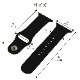 Apple Watch Ultra2nd Ultra Series9 8 7 6 5 4 3 SE��3���� SE��2���� SE 45mm 44mm 42mm���ꥳ�� �Х�� ����������ɥ����� �֥�å� ���åץ륦���å� RBAWS7445BK �饹���Хʥ�