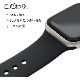 Apple Watch Ultra2nd Ultra Series9 8 7 6 5 4 3 SE��3���� SE��2���� SE 45mm 44mm 42mm���ꥳ�� �Х�� ����������ɥ����� �֥�å� ���åץ륦���å� RBAWS7445BK �饹���Хʥ�