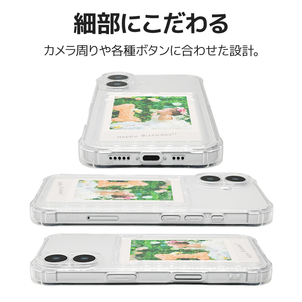 iPhone16  С եȥ TPU ˸ݸ ̩߷ Ѿ׷ۼ ꥢ ɥݥå ̿Ǽ  ȥ쥫 䤷  ȥåץۡ KAZARi TAI ե ޥۥ 8156IP461TPLCL 饹Хʥ