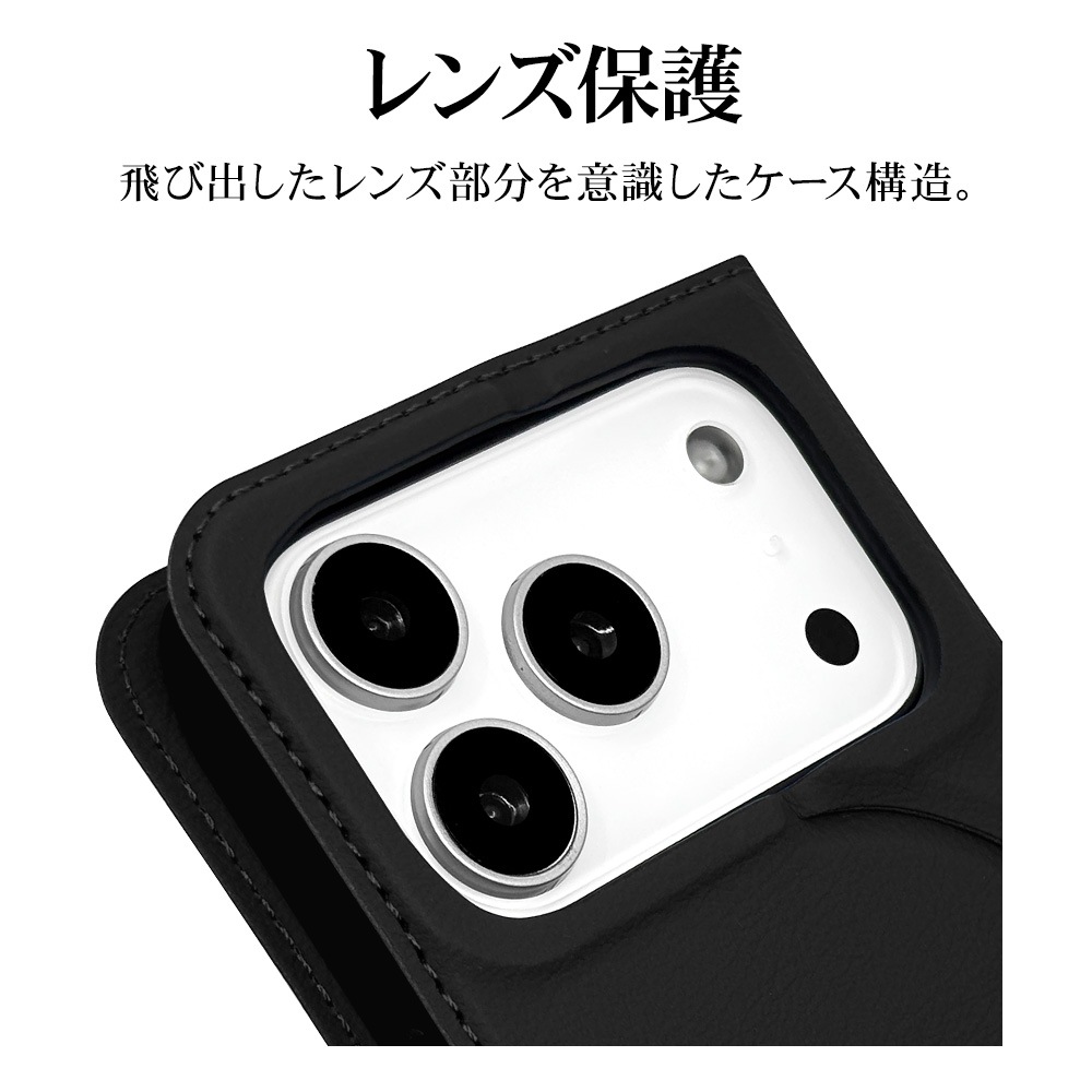 iPhone17 Pro  С Ģ  Ѿ׷ۼ MagSafeб ޥͥåȽ   磻쥹 ɥޥͥå ֥å ե ޥۥ 8983IP5BBSMMBK 饹Хʥ