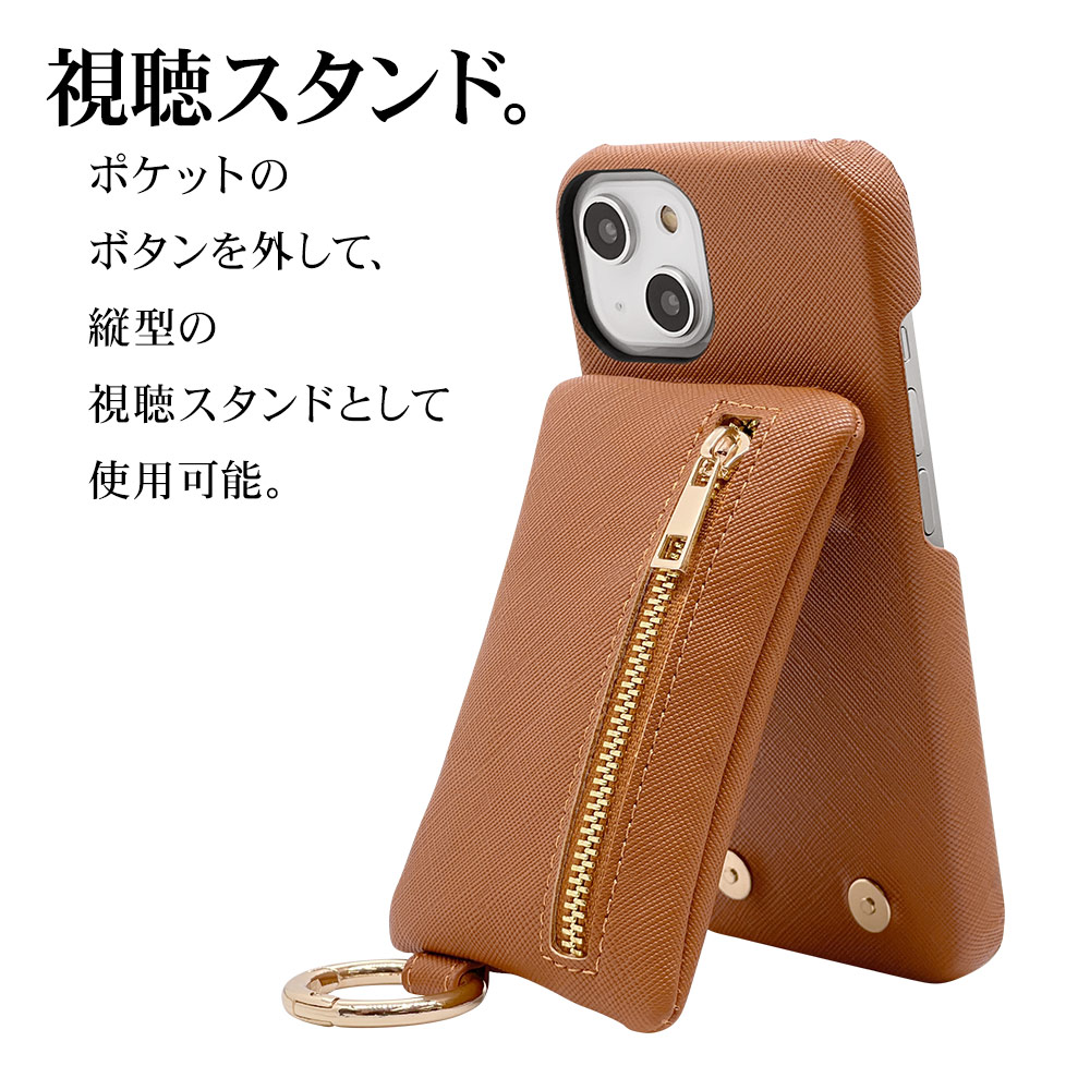 iPhone15 14 13 ������ ���С� �ϡ��ɥ����� �ե����ʡ��ݥ��å� ��󥰥��ȥ�å��դ� ��ɻ� ������� BackPack ������ �����ե���14 13 ���ޥۥ����� 7064IP261PC �饹���Хʥ�