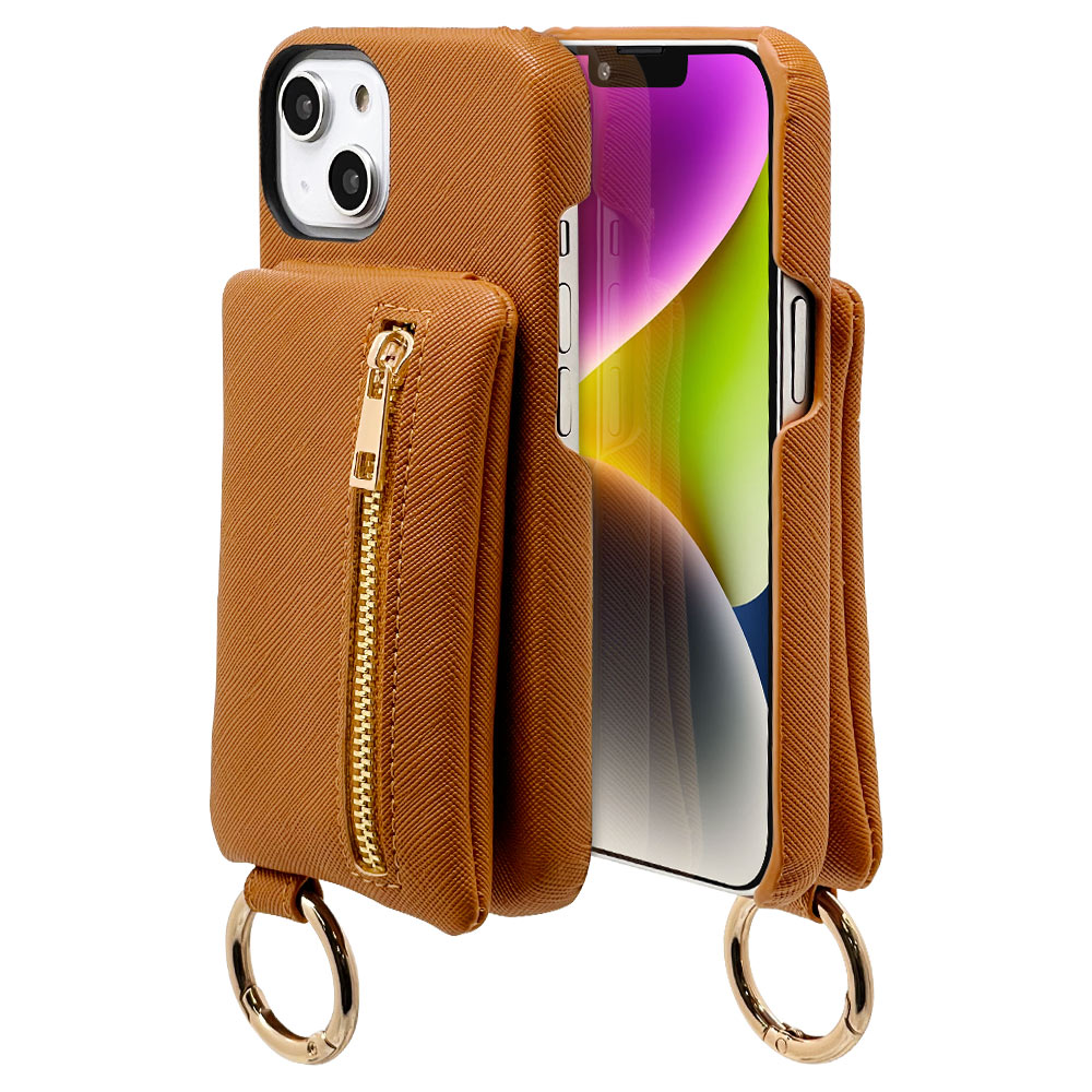 iPhone15 14 13 ������ ���С� �ϡ��ɥ����� �ե����ʡ��ݥ��å� ��󥰥��ȥ�å��դ� ��ɻ� ������� BackPack ������ �����ե���14 13 ���ޥۥ����� 7064IP261PC �饹���Хʥ�