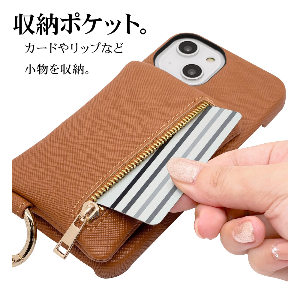 iPhone15 14 13 ������ ���С� �ϡ��ɥ����� �ե����ʡ��ݥ��å� ��󥰥��ȥ�å��դ� ��ɻ� ������� BackPack ������ �����ե���14 13 ���ޥۥ����� 7064IP261PC �饹���Хʥ�