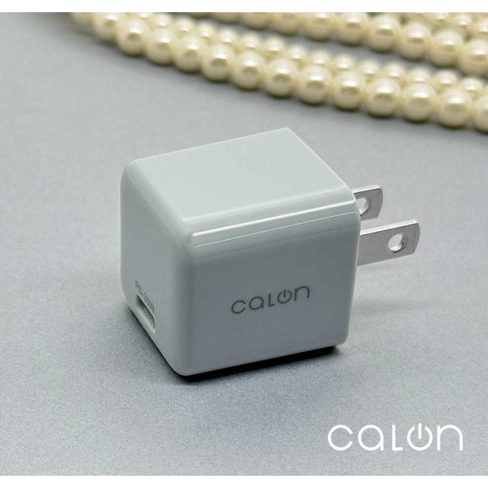 ���Ŵ� USB���Ŵ� calon PD�б� ���󥻥�� AC USB Type-C 30W Power Delivery ���� ����ѥ��� ����� GaN �ⲽ���ꥦ�� �����б� ���⡼�����֥롼 iPhone iPad ���֥�å� ������ RACC30W01SBL
